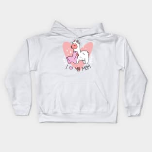 mother llama Kids Hoodie